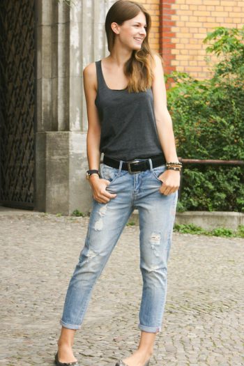 4 Days 4 Ways: Wie trägt man Boyfriend Jeans #1