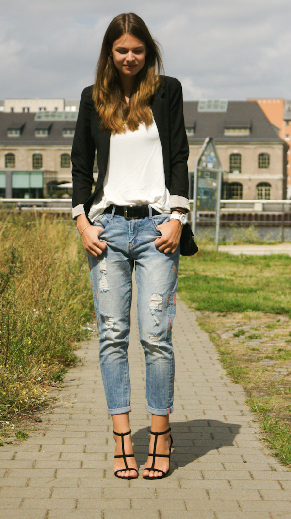 How to wear a boyfriend Jeans - Outfit 4