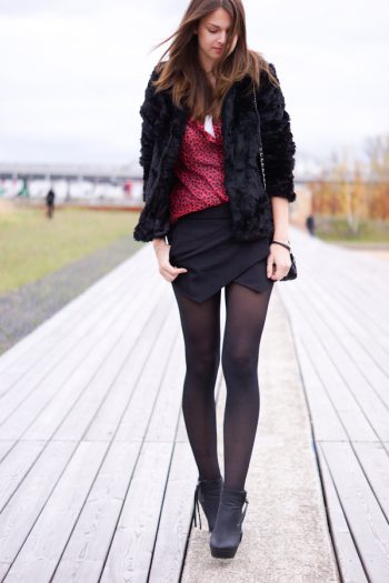 4 Days 4 Ways: Wie trägt man einen Skort im Winter #2