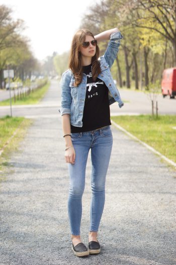 4 Days 4 Ways: Wie trägt man eine Jeansjacke #4