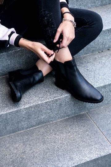 Schwarze M&S Boots