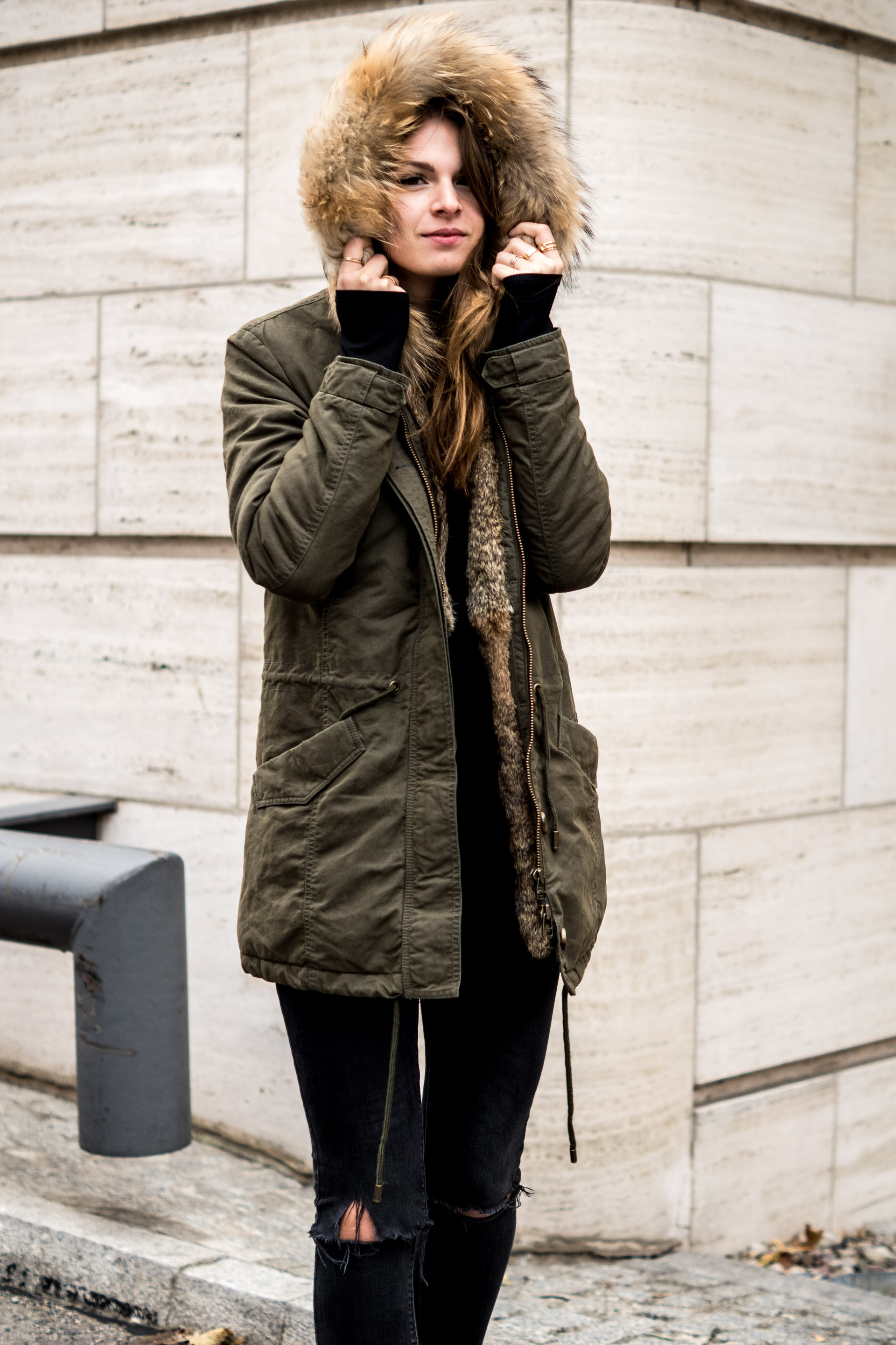 IQ+ Berlin Parka || How to wear a parka in autumn?