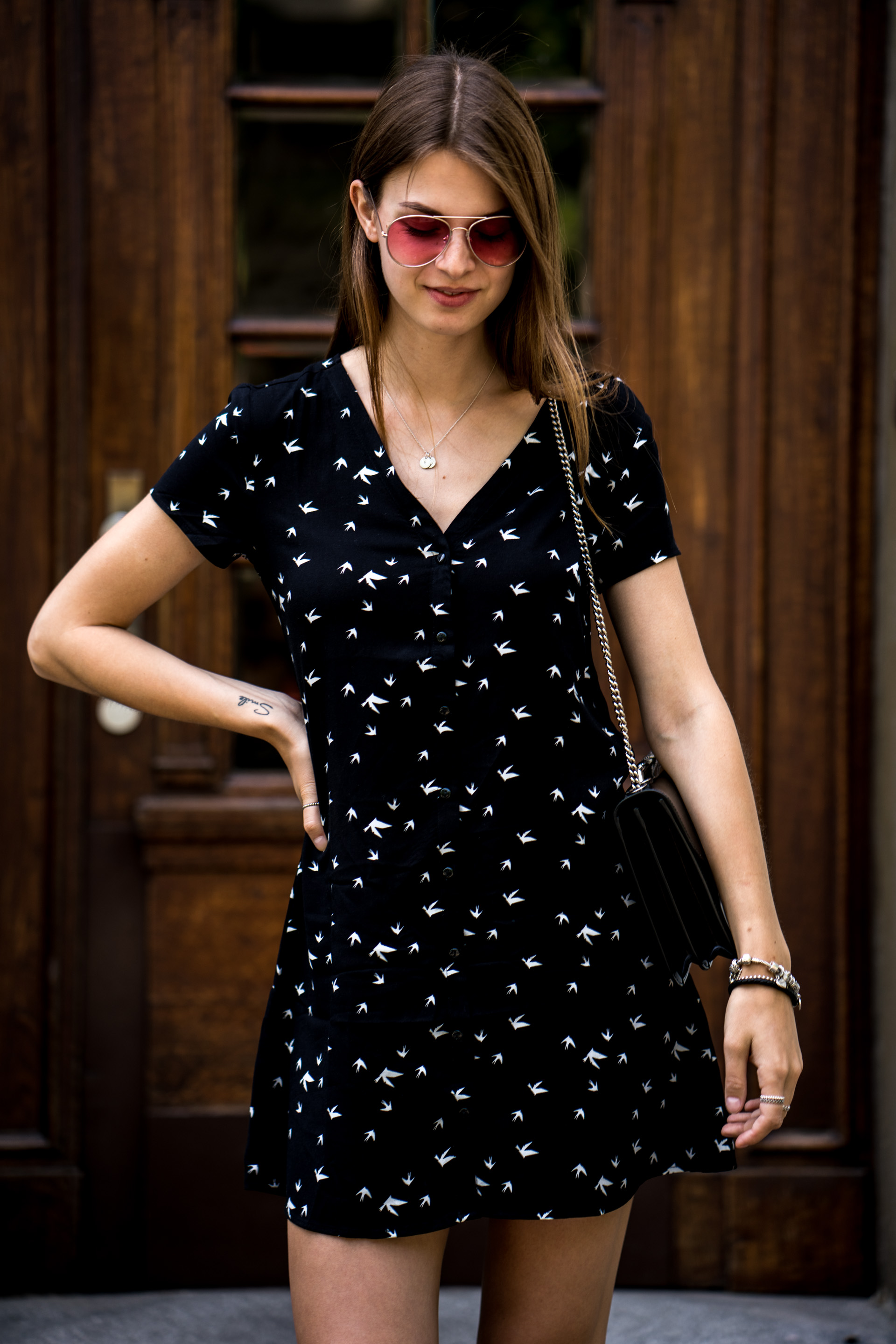 Summer Dress with Bird Print || What to wear in Summer