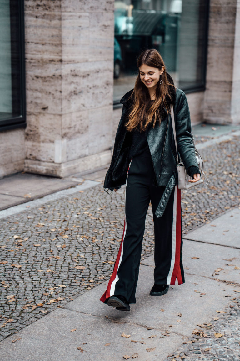 Winter Office Wear: Wide Leg Pants and Boots || Fashionblog Berlin