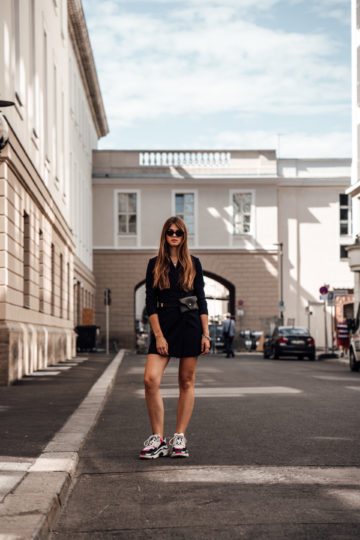 outfits with balenciaga sneakers